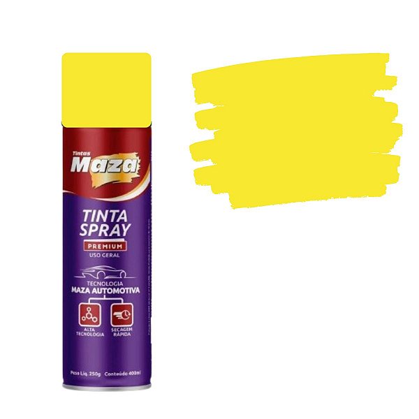 Spray uso geral Amarelo 400ml 23863 Maza