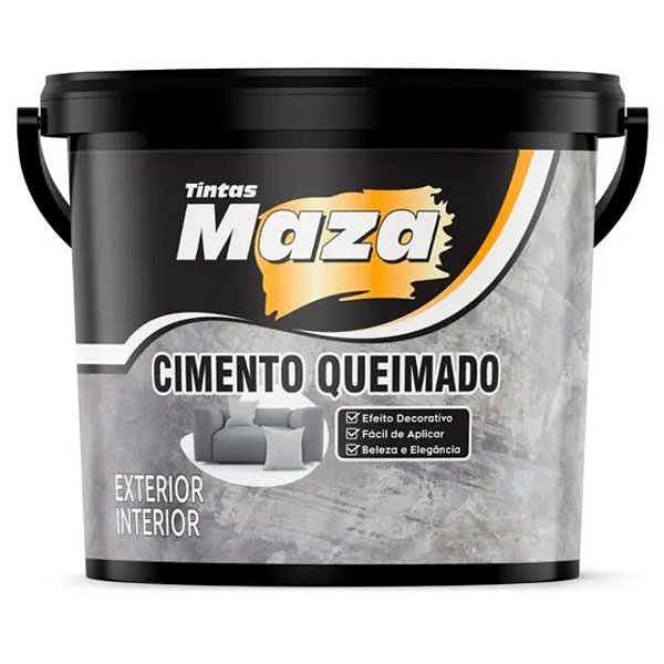 Efeito Cimento Queimado Original 23kg Maza