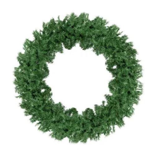 Guirlanda de Natal Folha Verde 60cm 140hastes Cromus