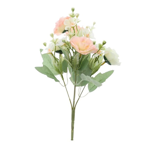 Pick Galho de Flores Rosa 33cm Cromus