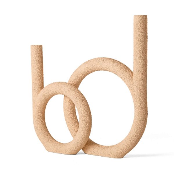 Escultura Decorativa Correntes Em Poliresina 16370 28x27x5cm
