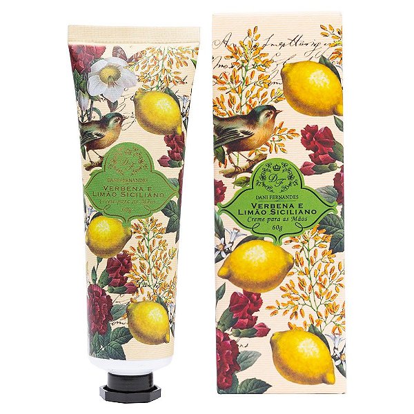 Creme Para Mãos Verbena e Limão Siciliano 60ml Dani Fernandes