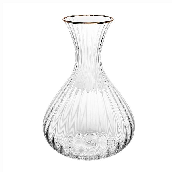 Decanter de Cristal C/ Fio de Ouro Optic 1,150L 20544 Wolff