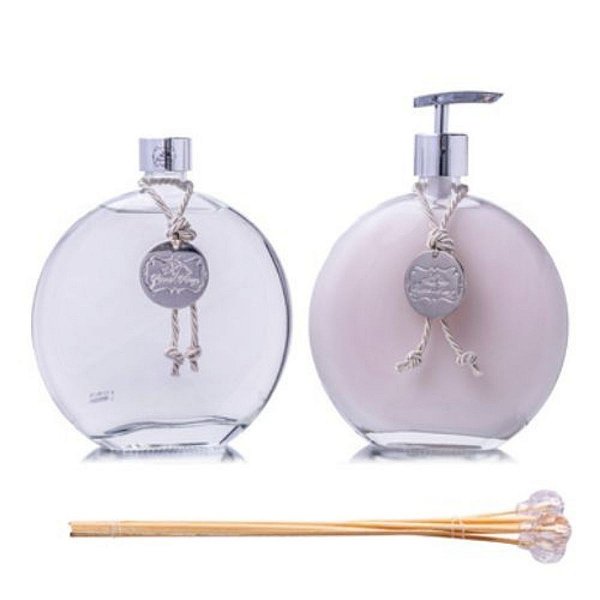 Kit Difusor C/ Sabonete Liquido Chá Branco 510ml Roma Rouge