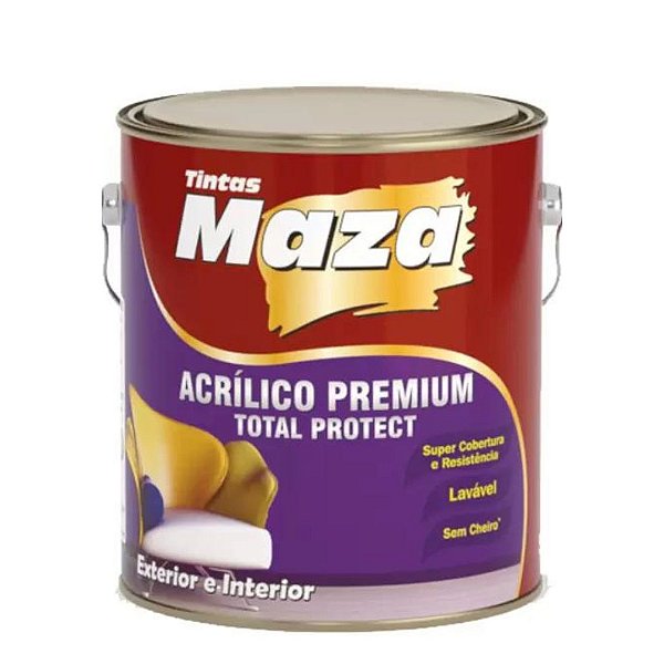 Tinta Acrilica Maza Protect Branco 3,6L Acetinado Premium