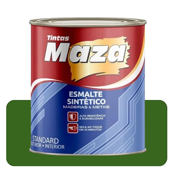 Esmalte Brilhante Verde Folha 3,6L Sintético Solvente Maza
