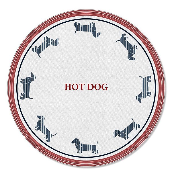 Capa de Sousplat Hot Dog 534218 2Und 35cm Belchior
