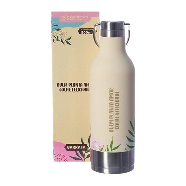 Garrafa Field Quem Planta Amor 500ML 10072365 Zonacriativa