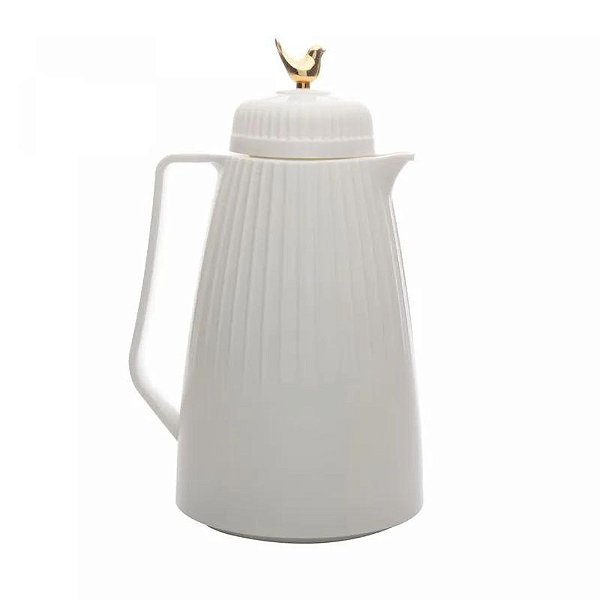 Garrafa Térmica de Plástico Dove Branca 1L 20803 Wolff