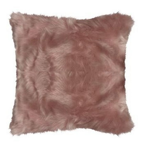 Almofada Pelo Sintético Rosa 60x60cm 081-05 Decortextil