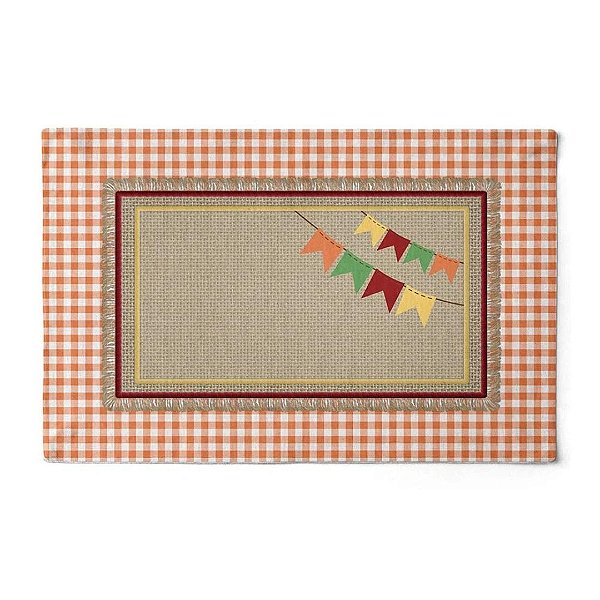 Jogo Americano Festa Junina 48x31,5cm 2Und 548001 Belchior