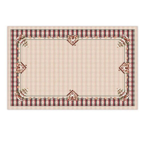 Toalha De Mesa Natalina A Magia Dos Biscoitos 1,40x2,20cm 197048 Belchior