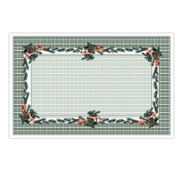Toalha De Mesa Natalina Presentes e Pinhas 1,40x2,20cm 197046 Belchior