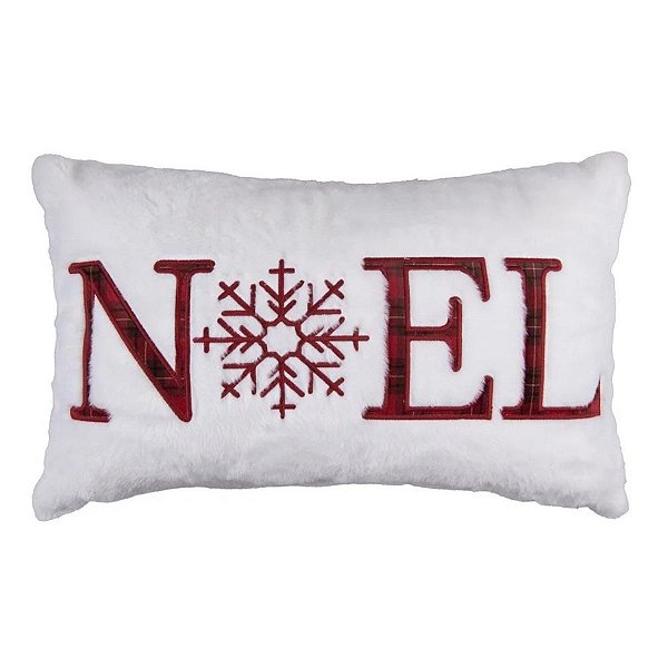 Almofada Natalina Baguete Floco De Neve 445477 35x55cm Belchior