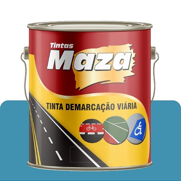 Tinta Demarcação Viária Azul segurança 3,6L Maza