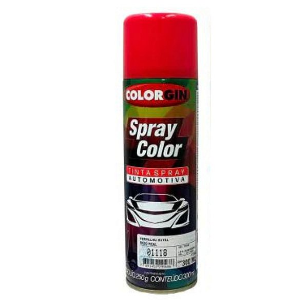 Spray Automotivo Vermelho 01118 Colorgin