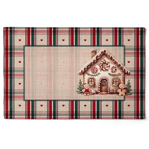 Lugar Americano Natalino Magia Dos Biscoitos 48x30,5cm 2Und 535062 Belchior