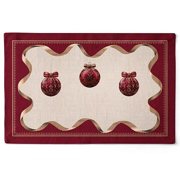Lugar Americano Natalino Natal Radiante 48x30,5cm 2Und 535057 Belchior