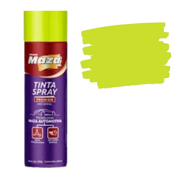 Spray Luminosa Amarelo 400ml Maza