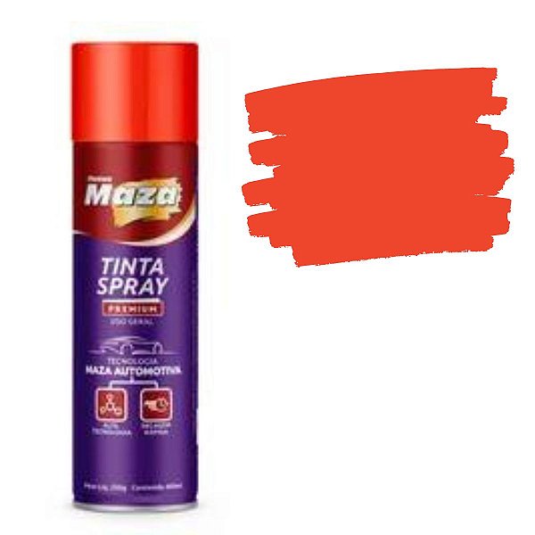 Spray Luminosa Vermelho 400ml Maza
