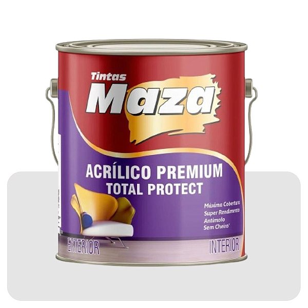 Tinta Acrilica Maza Protect Gelo 3,6L Fosco Premium
