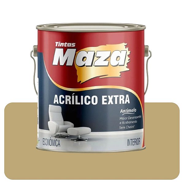 Tinta Acrílica Camurça 3,6L Fosco Maza Extra (Econômica)