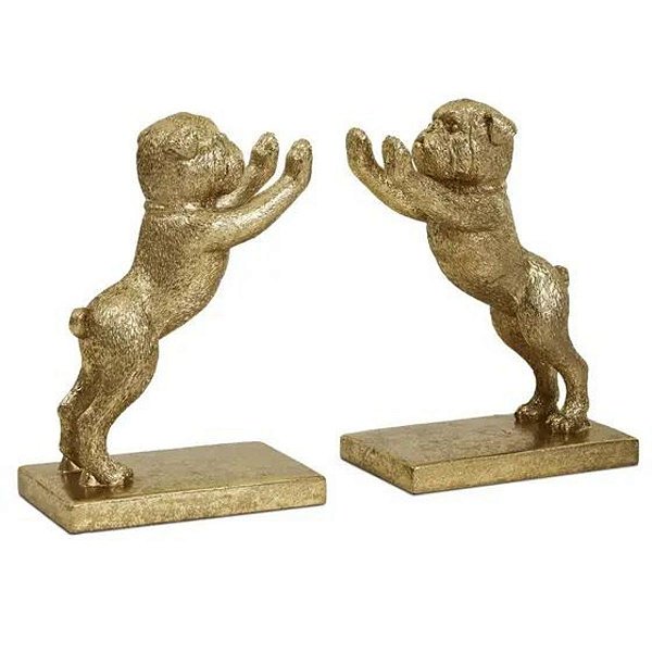 Escultura Aparador de Livros Cachorro 20x27x9cm 17469 Mart