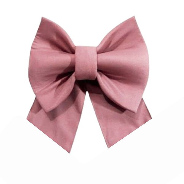Laço de Veludo Bianca Rosa 1059212 Natal 1un 35cm Cromus