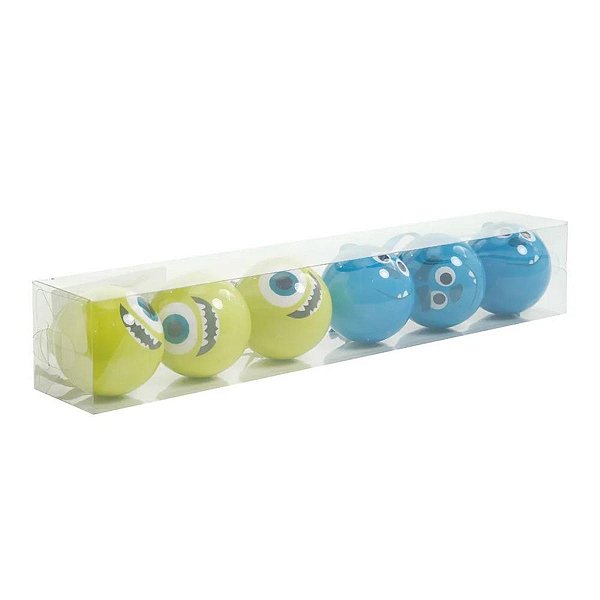 Bola Natalina Disney 6cm C/6 Monsters 1026639 Cromus