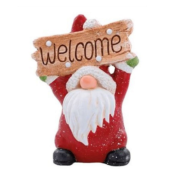 Papai Noel Decorativo De Jardim 38cm 1107227 Cromus