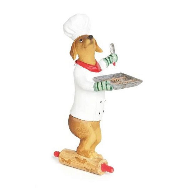 Cachorro Masterchef Em Resina C/ Forma 1Un 1202354 Cromus