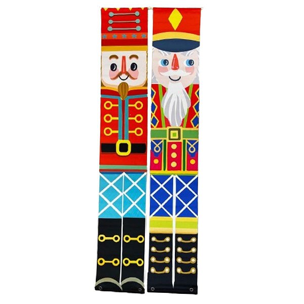 Banner Soldado Chumbo Natalino 1004012 180cm Cromus