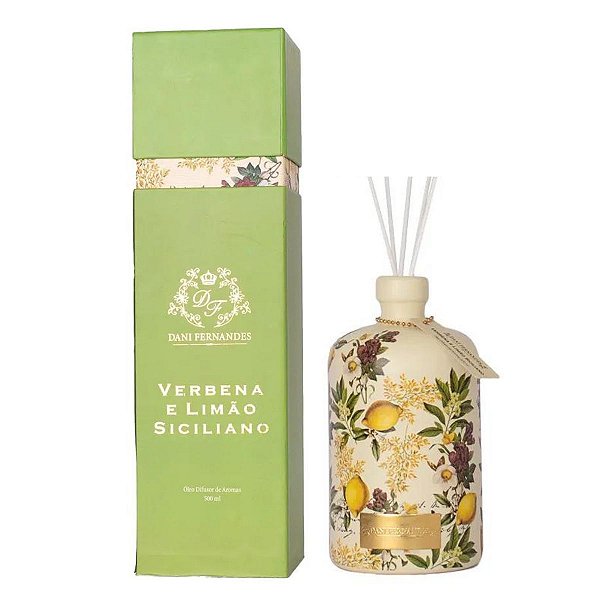 Difusor Jardim Secreto Verbena e Limão Siciliano 500ML DIF27/500 Dani Fernandes
