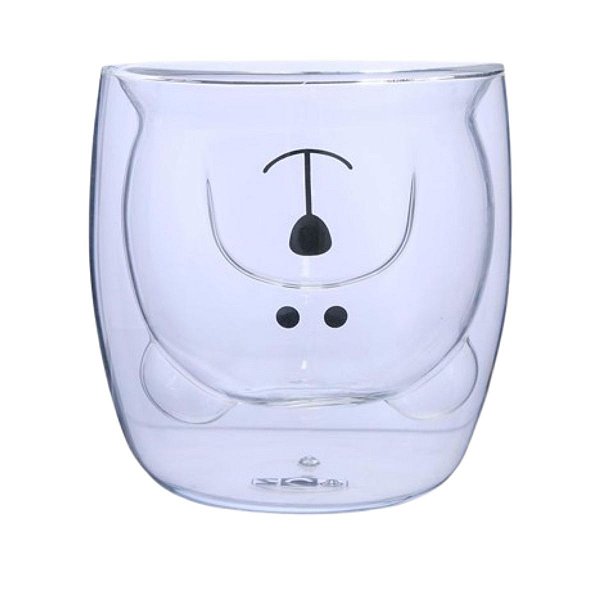 Caneca 3D Botossilicato Urso 10025143 220ml Zonacriativa