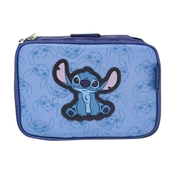 Estojo Stitch Patch P/100 Canetas 10073041 Zonacriativa