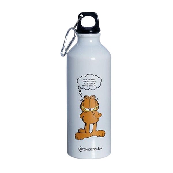 Garrafa Garfield C/ Mosquetão 500ml 10073302 Zonacriativa