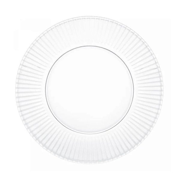 Prato Raso Cristal Chumbo Renaissance 7238 1Und 26,5cm Lyor