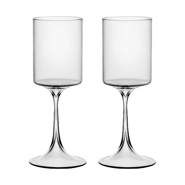 Taça Para Vinho 380ml Incolor Fiesta C/2 220469 Lyor