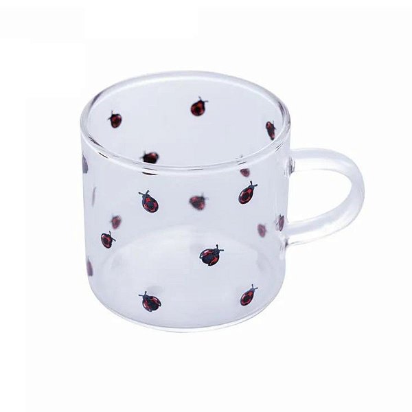 Caneca LadyBug 125ml C/1Und Borossilicato 5204 Lyor