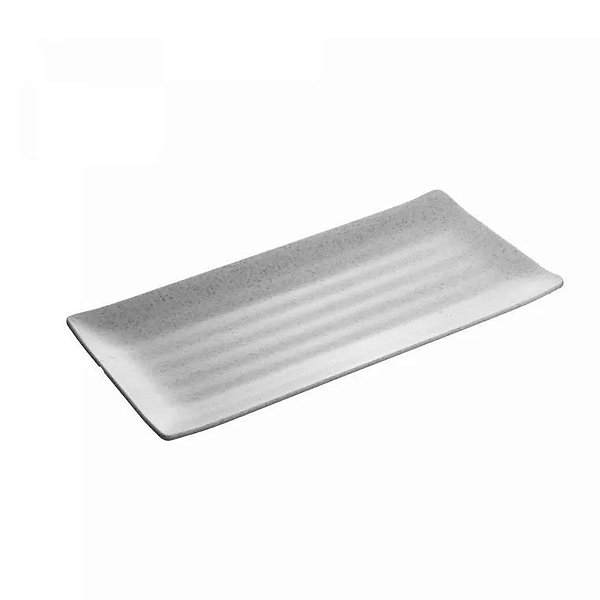 Travessa Retangular de Melamina Granilite 30cm 220483 Lyor