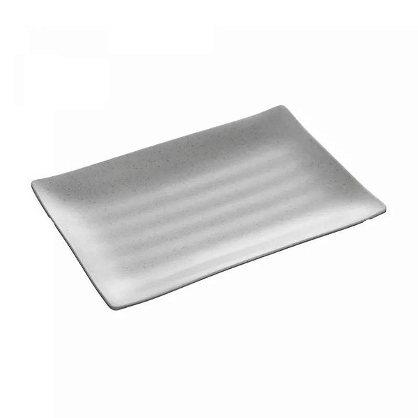 Travessa Retangular de Melamina Granilite 24,5cm 220481 Lyor