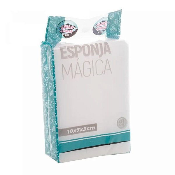 Esponja Mágica de Melamina 10cm x 7cm x 3cm 1864 Lyor