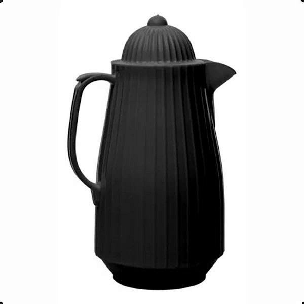 Garrafa Térmica De Plástico Bambu Preta 400ML 220387 Lyor