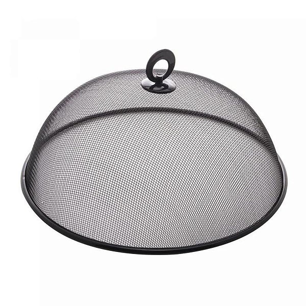 Tela Protetora P/ Alimentos Preta Metal  35x13cm 2526 Lyor