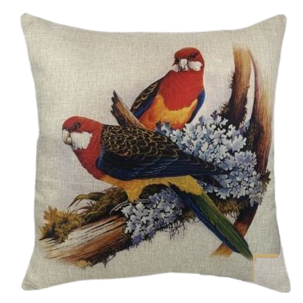 Almofada Passaro Rosela Oriental 420-06 52x52cm Decortextil
