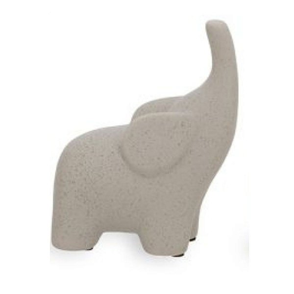 Escultura Elefante Cinza15,5x12x6,5cm 18976-M Mart