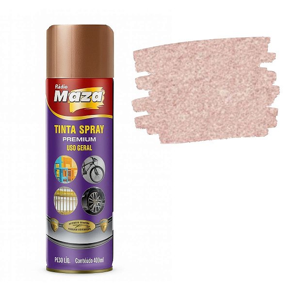 Spray Metalik Rose Gold 400ml Maza