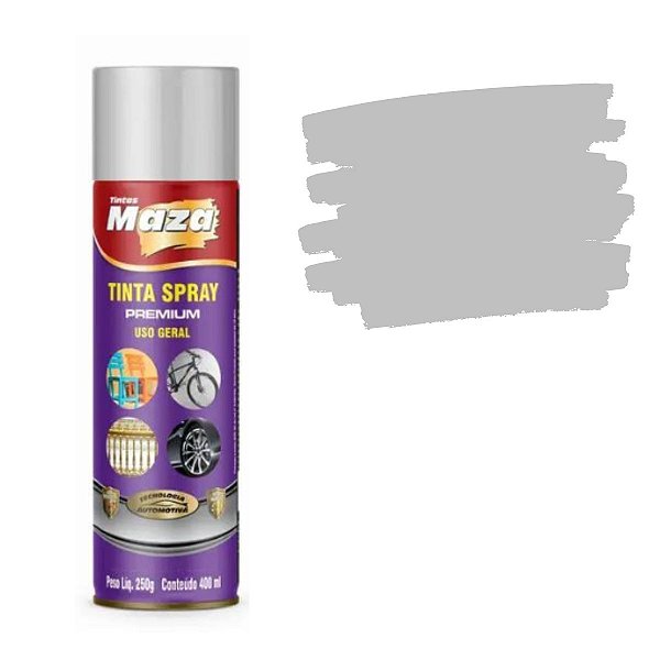 Spray Metalik Cromado 400ml Maza