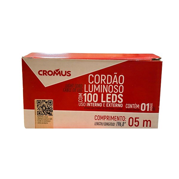 Pisca Pisca Colorido 100L 5m 127v 1UN 1201254 Cromus
