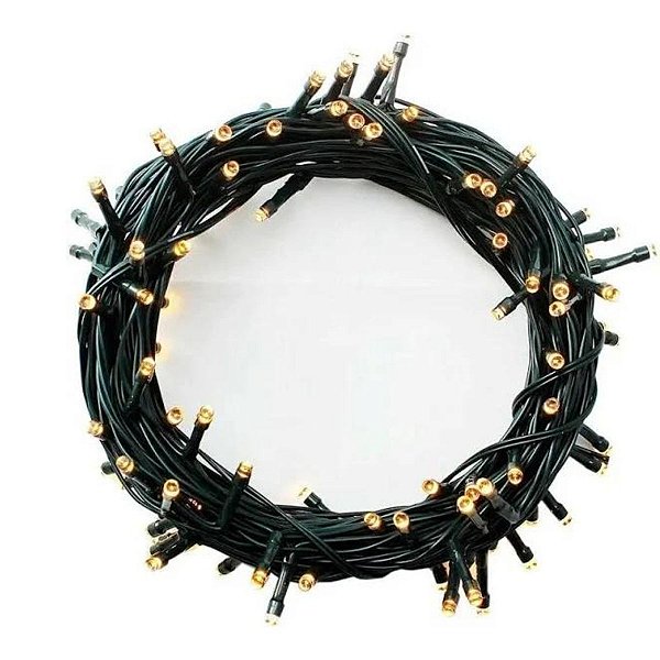 Pisca Pisca Luz Fixa Amarela 1000L 20m 127v 1UN 1058388 Cromus